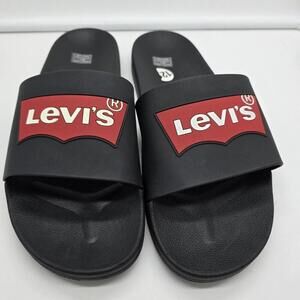 Levi's Tong Flat‎ Sandals Black 12 Men